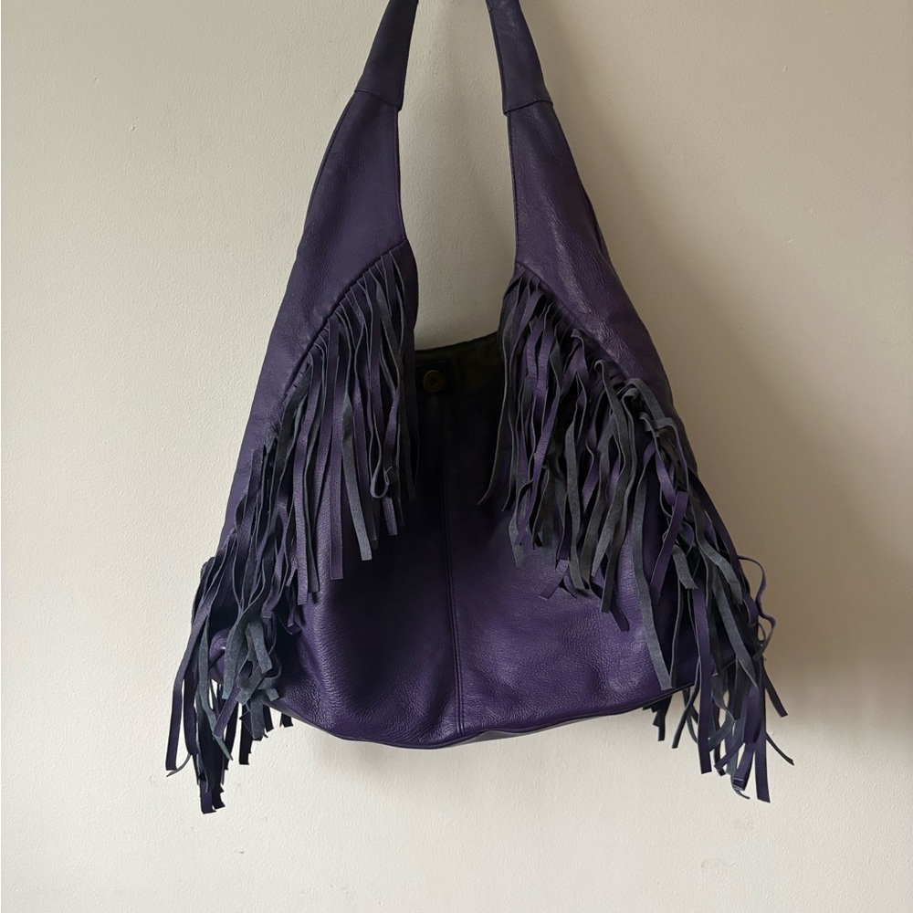 Purple Fringe Women's Bag